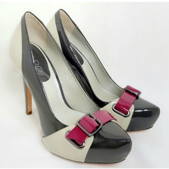 Aldo Patent Leather Heels - Picture 1 of 8